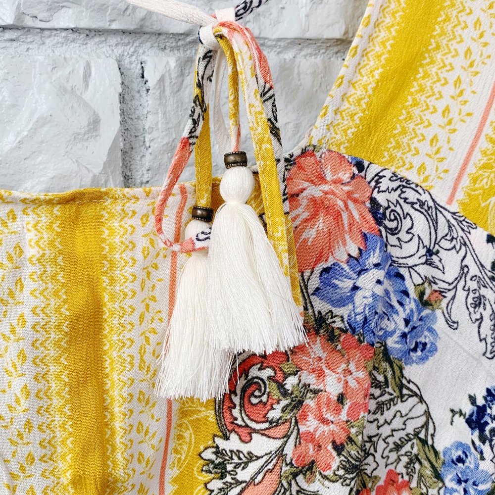 Coco + Jaimeson Boho Crop Top Blouse - image 6